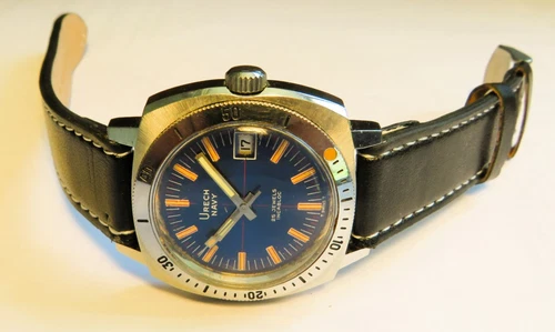 Urech Navy Automatico Diver 200m Baby Panerai ETA 2782 INCABLOC Lunetta Girevole