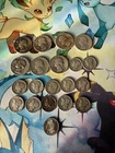 [Lot of 20] 7 Washington Silver Quarters 90%Silver 13 Silver Dimes 2.64 Oz
