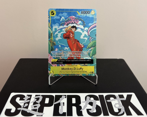 One Piece Monkey.D.Luffy OP07-109 SR Treasure Rare English Card