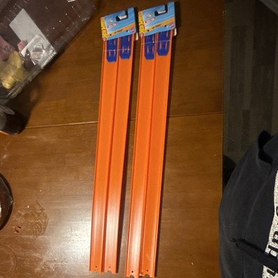 Hot Wheels HW Track 48in Orange Straight Track Sections w/ Blue Connectors 1:64