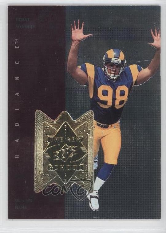 1998 Upper Deck SPx Finite The New School Radiance /1885 Grant Wistrom Rookie RC