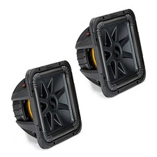 (2) Kicker 44L7S124 Square L7 Solo Baric Subwoofer Dual 4 Ohm 12" Sub L7S12 Pair