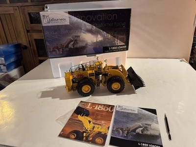 TWH 1:50 Scale Model 082-Y Letourneau L-1850 Wheel Loader - Yellow