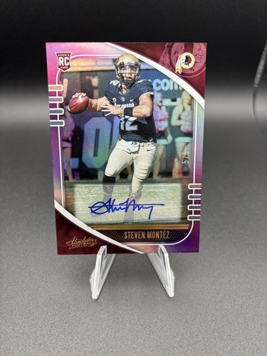 2020 Panini Absolute Steven Montez #179 Purple Rain Signatures 5/5 eBay 1/1 Auto - Picture 1 of 2