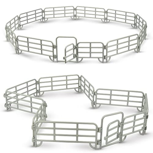 Clôture pour chevaux jouet TOYMANY accessoires de centre équestre miniature enfant