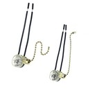  2PCS Practical Fan Pull Chain Ceiling Fan Light Lamp Replacement Pull Chain