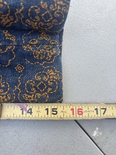 Anne Klein Jeansjacke Blazer Damen 12 bestickt Blau Hellbraun - Bild 15 von 16