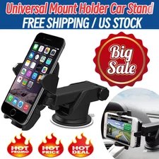 /360° Universal Mount Holder Car Stand Windshield For Mobile Cell Phone GPS⭐
