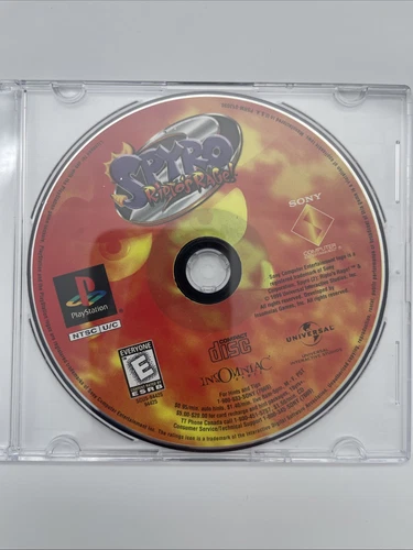 Spyro 2: Ripto's Rage (Sony PlayStation PS1 1999) Black Label Game Disc Only