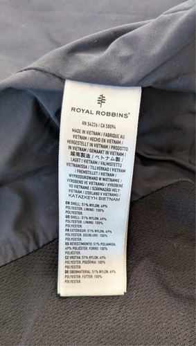 Royal Robbins Impermeable/Chaqueta con Capucha, Switchform Impermeable Parka Para Hombre L Negro - Imagen 17 de 17