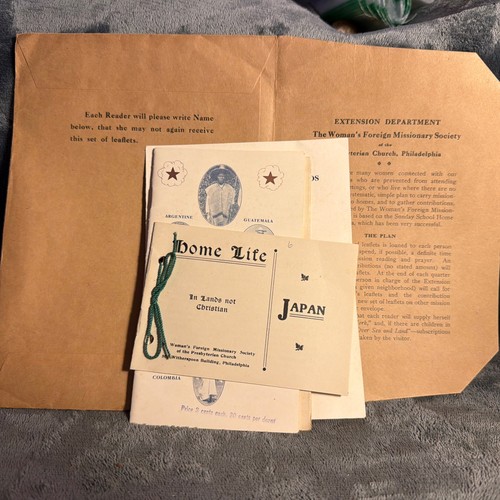 Vintage Women’s Missions Pamphlets 1916 Very Good Condition For Age ￼ - Picture 2 of 12