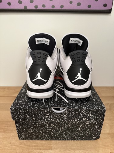Nike Air Jordan 4 Militär Schwarz Herren Größe 10 " - Bild 4 von 15