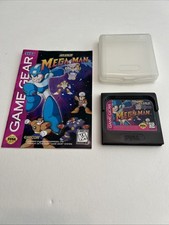 Mega Man Cart AND Manual, Authentic (Sega Game Gear, 1995) Great Shape