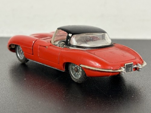 Vintage Politoys Jaguar GT Spyder Type E No. 89 - Red And Black - Picture 8 of 10