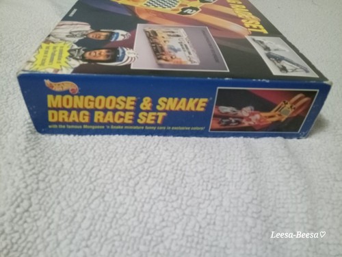 SEALED IN BOX UNOPENED ๐ฅ Hot Wheels MONGOOSE & SNAKE Drag Race Set - Picture 5 of 16