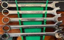 Craftsman USA Large Metric 20-24mm Combination Wrench Set VV & V Rare