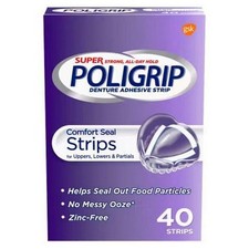Comfort Seal Strips 40 each By Super Poligrip