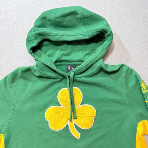 Nike NBA Boston Celtics Shamrock grün gelb Hoodie Herren XL - Sweatshirt - Bild 2 von 10