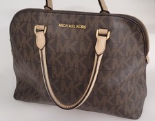 Michael Kors Jet Set Medium Logo Dome Satchel - Brown