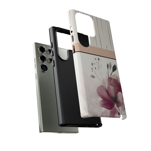 Tonos Neutros, Estuche de Teléfono Resistente Flor Malva - Apple iPhone Samsung Galaxy Pixel - Imagen 214 de 227