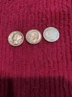 Assorted Silver Dimes Barber Mercury Coin