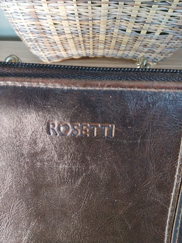 (De colección) Cartera Rosetti de Cuero Marrón para Mujer - Bolso sin asas Cremallera - 7 Bolsillos BONITA - Imagen 3 de 15