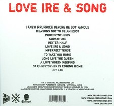 FRANK TURNER - LOVE IRE & SONG [PA] [DIGIPAK] NEW CD