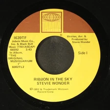 STEVIE WONDER: ribbon in the sky / black orchid TAMLA 7" Single 45 RPM
