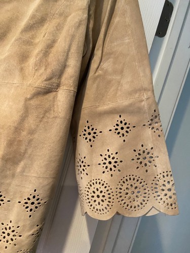 Linea by Louis Dell'Olio Tan Suede Jacket 1X/14/16/18 - Picture 3 of 3