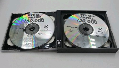 Web Clip Empire: 150000 Royalty-Free Graphics & Sounds on 6 CD-ROMs VG Condition - Picture 5 of 7