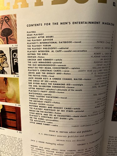 Playboy June, Aug, Dec 1965 Melvin Belli, Ian Fleming, Al Capp - Bild 8 von 12