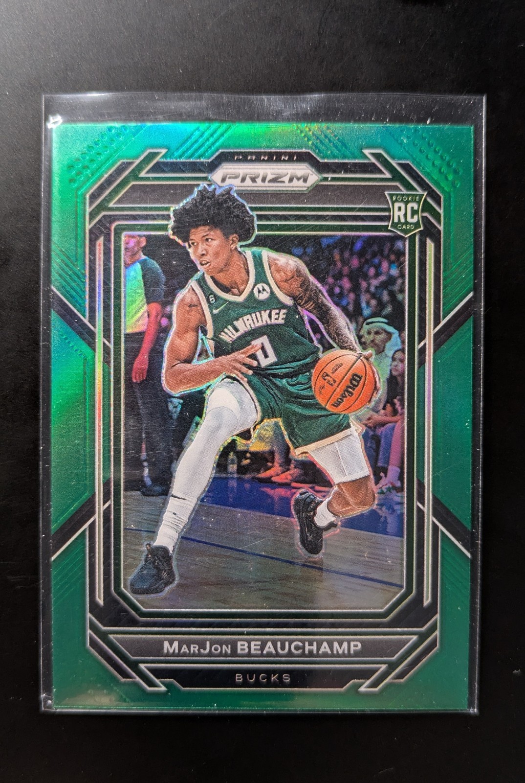 2022-23 Panini Prizm - MarJon Beauchamp #268 Green Prizm (RC)