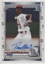 2020 Bowman Draft Chrome Draft Picks Auto Tink Hence #CDA-MH Auto 6h8