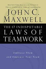 The 17 Indisputable Laws of - Hardcover, by Maxwell John C. - Acceptable j