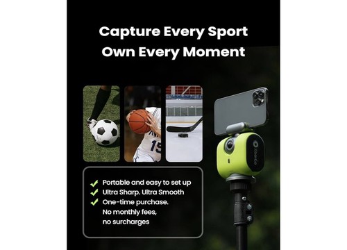 XbotGo Chameleon AI Auto Sports Action Camera - 4K 60FPS Soccer Camera - Picture 7 of 7