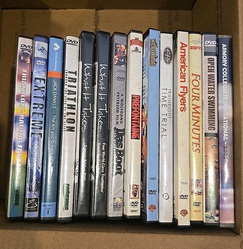 Laufen, Radfahren, Triathlon 14 DVD Konvolut! What it Takes, Prefontaine Kostenloser Versand USA
