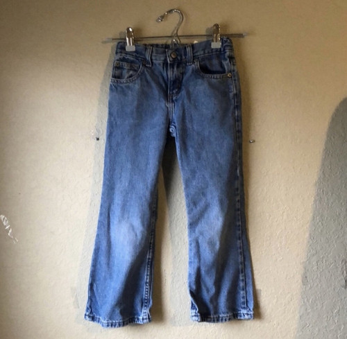 Arizona Jeans Y2K Straight Leg Denim Blue Jeans Casual Kids Girls 6 Regular