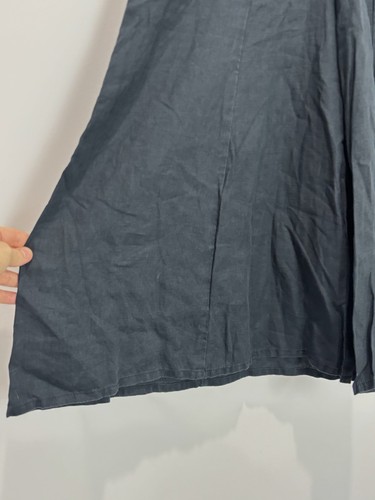Country Road Pants Womens 4 S Black French Linen Wide Leg Crop Culottes Peasant - Picture 3 of 15