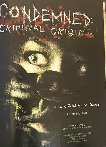 Condemned: Criminal Origins (Microsoft Xbox 360, 2005) Offizielle Spielanleitung - Bild 6 von 13