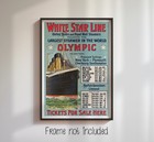 White Star Line Olympic - High Quality Glossy Poster