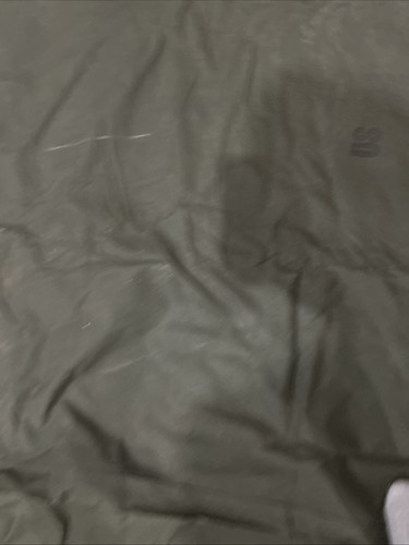US Military Shelter Half Pup Tent Man Cover Canvas Tarp Vintage Army USMC OG 107 - Picture 9 of 24