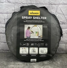Wagner Spray Shelter Small Pop-Up Enclosure For Paint Spraying 35"x30"x39"