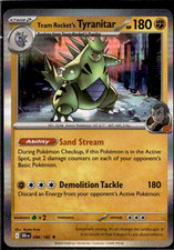 Team Rocket's Tyranitar - 096/182 - Holo Rare - Pokemon Destined Rivals