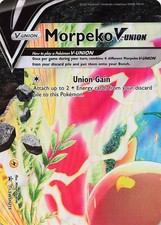 Morpeko V-Union Black Star Promo - SWSH215 - Sword & Shield Pokemon 2022
