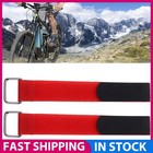 Bike Fixing Straps Nylon 20x200mm Adjustable Elastic Organizer Belts Red
