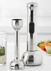 For Parts:All-Clad Stainless Steel Immersion Blender Rechargeable w Variable Spd