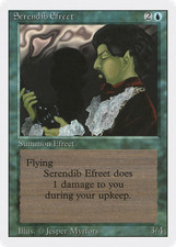 Serendib Efreet (MP) Revised Edition 3ED Magic MTG