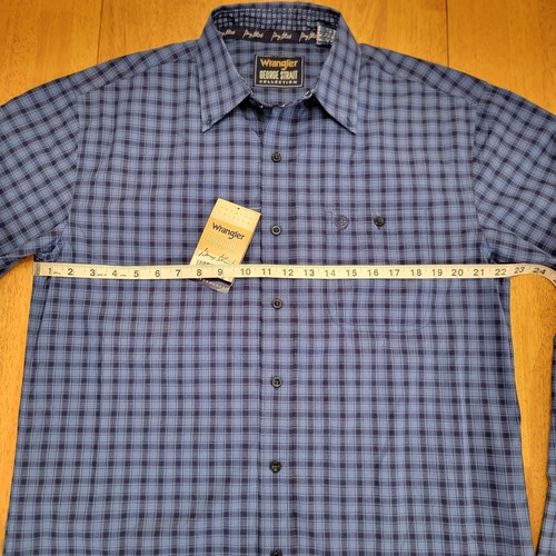 Wrangler George Strait Mens Medium Long Sleeve Performance NEW Missing Buttons - Picture 19 of 22
