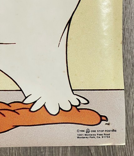 READ Vintage 1986 One Stop Posters Looney Tunes Let’s Party 76x26 Birthday Rare - Picture 14 of 22