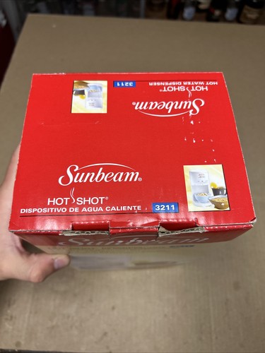 Dispensador de agua caliente Sunbeam 3211 de colección - 16 oz blanco NUEVA CAJA ABIERTA - Imagen 6 de 11